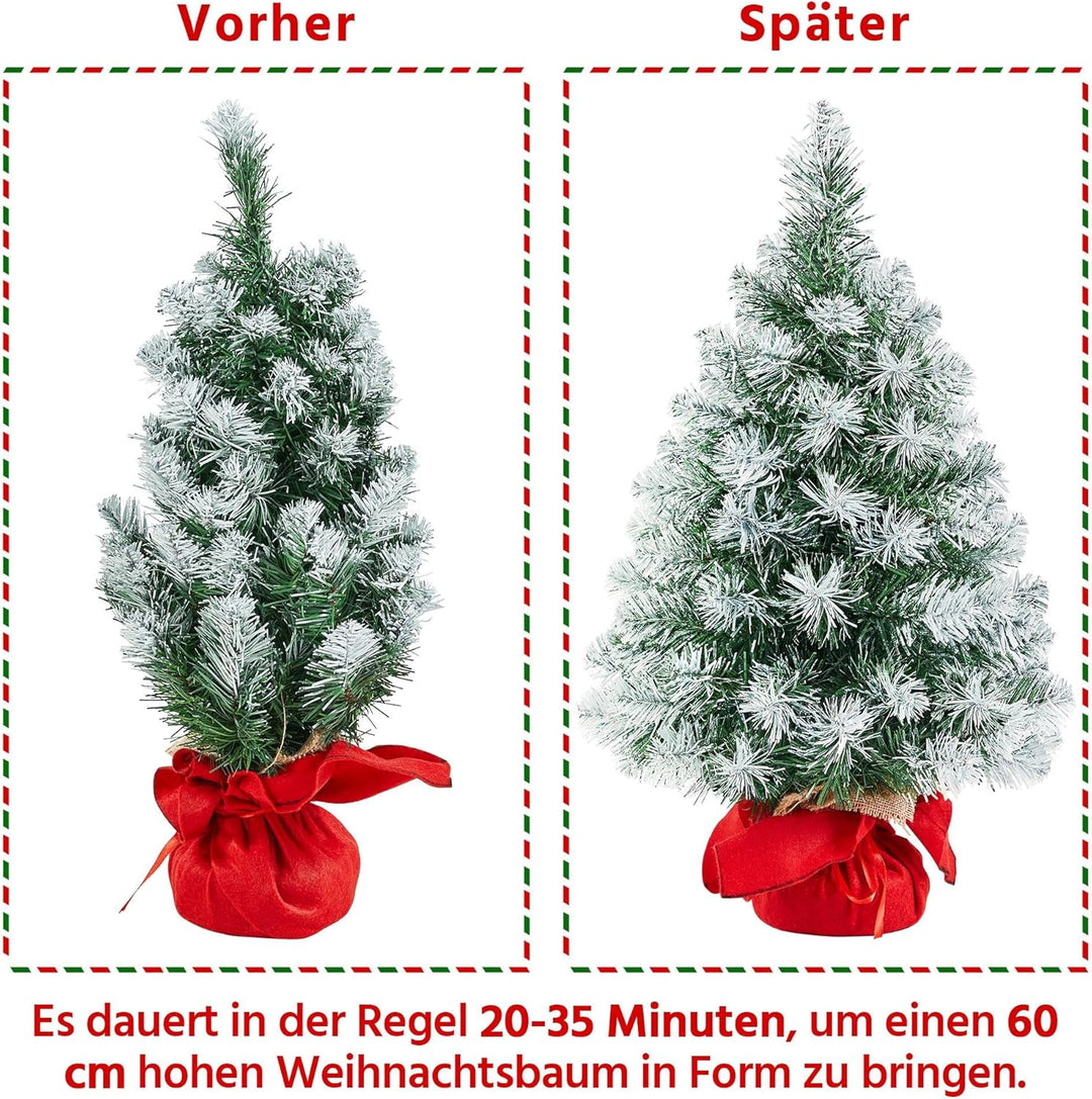 Yaheetech Künstlicher Weihnachtsbaum, Tannenbaum Schnellaufbau inkl. Christbaum-Ständer, Christbaum