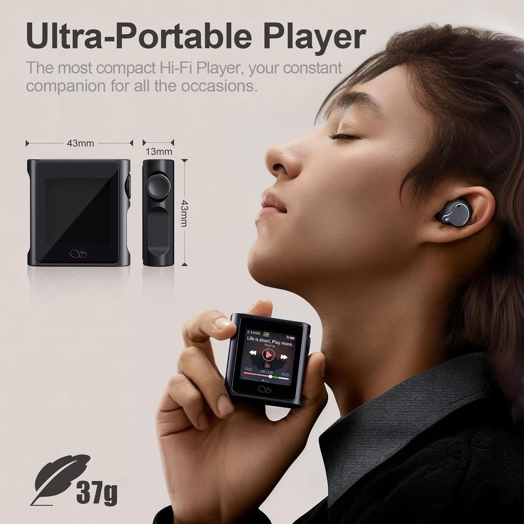 SHANLING M0S Tragbarer Musik Player, hochauflösender MP3 Player, HiFi Player, CS43131 DAC,bidirektio