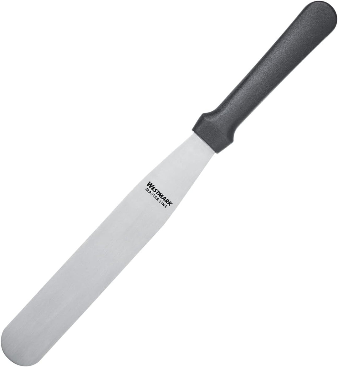 Westmark 1 Tortenbodenteiler, Länge: 32 cm + 1 Streichpalette, gerade, Länge: 30 cm, Rostfreier Edel