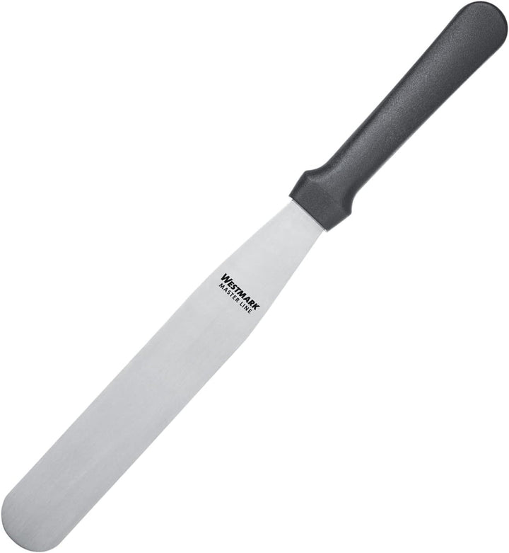 Westmark 1 Tortenbodenteiler, Länge: 32 cm + 1 Streichpalette, gerade, Länge: 30 cm, Rostfreier Edel