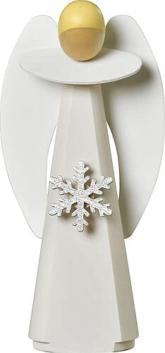 KWO Olbernhau Engel,it Schneekristall,11cm