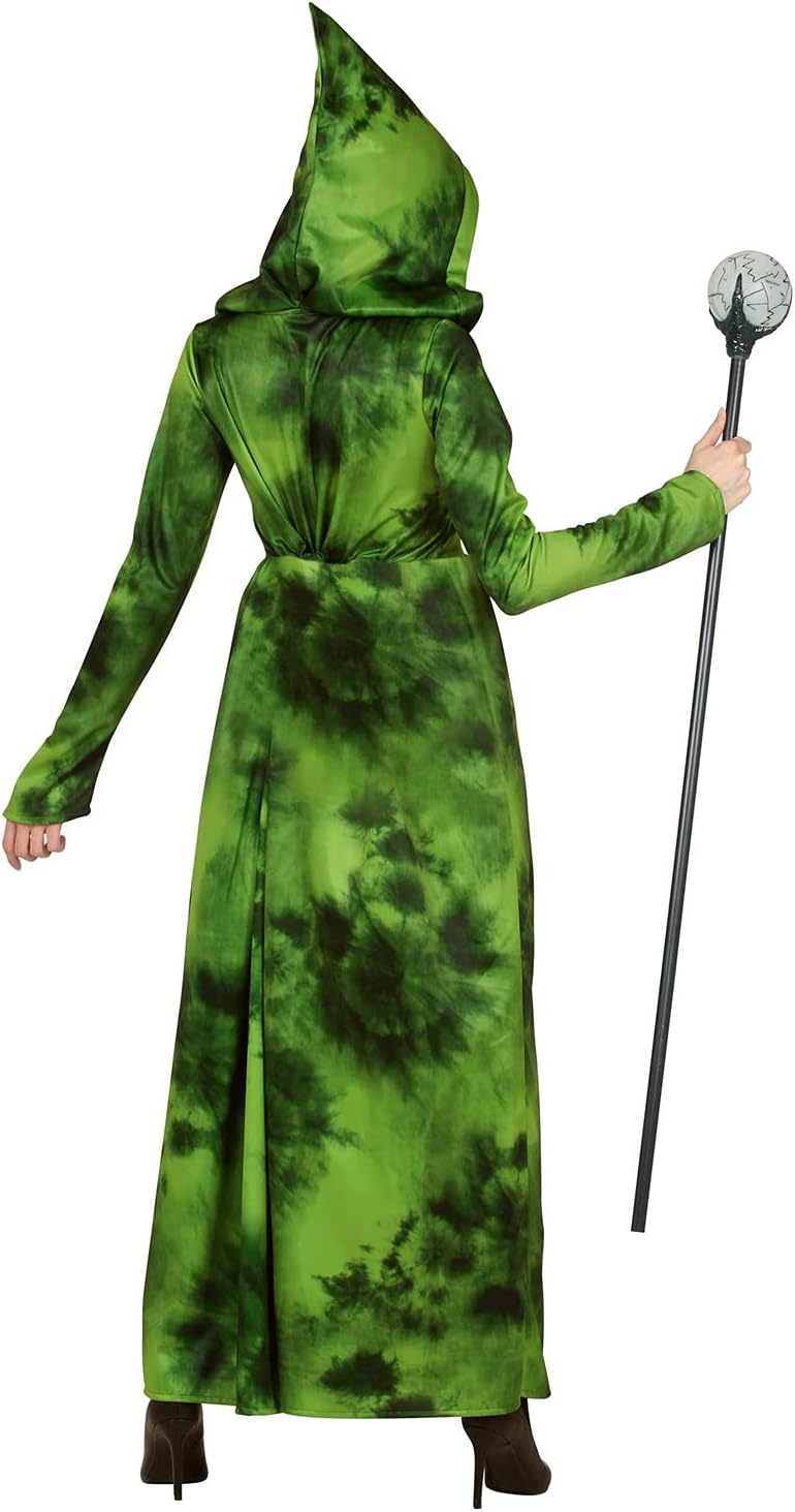 WIDMANN 10714 COSTUME STREGA DELLA FORESTA XL VERDE LUNGO 