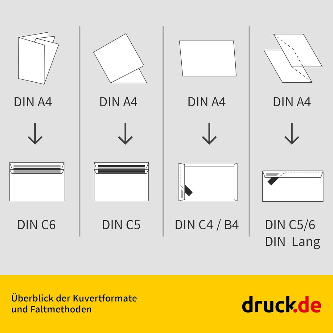 500 Stück Kuverts - Briefumschläge - C5 Kuvert mit Fenster - weiss - selbstklebender Haftfix Verschl