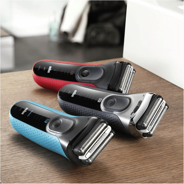 Braun Series 3 ProSkin 3000s wiederaufladbarer Elektrorasierer Wet &amp; Dry für Männer Trockenrasierer