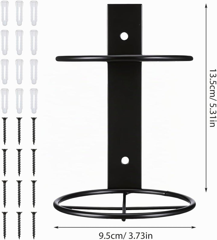 Cabilock 6Pcs Weinregal Wand Weinhalter Metall Rotwein Display Stand Einzelflaschenhalter für Hausba