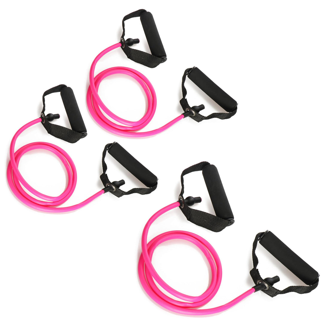 com-four® 3X Expander Sport - Brust-Expander Leicht - Expander für Fitness Zuhause - Trainingsgerät