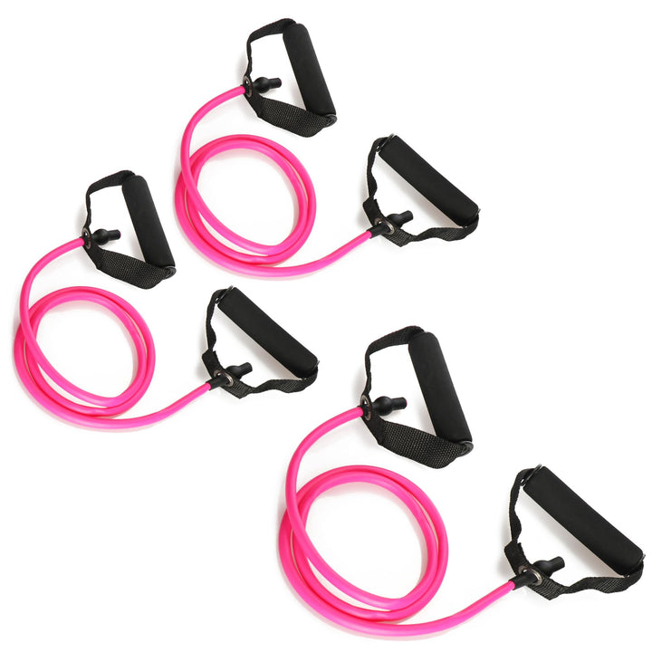 com-four® 3X Expander Sport - Brust-Expander Leicht - Expander für Fitness Zuhause - Trainingsgerät