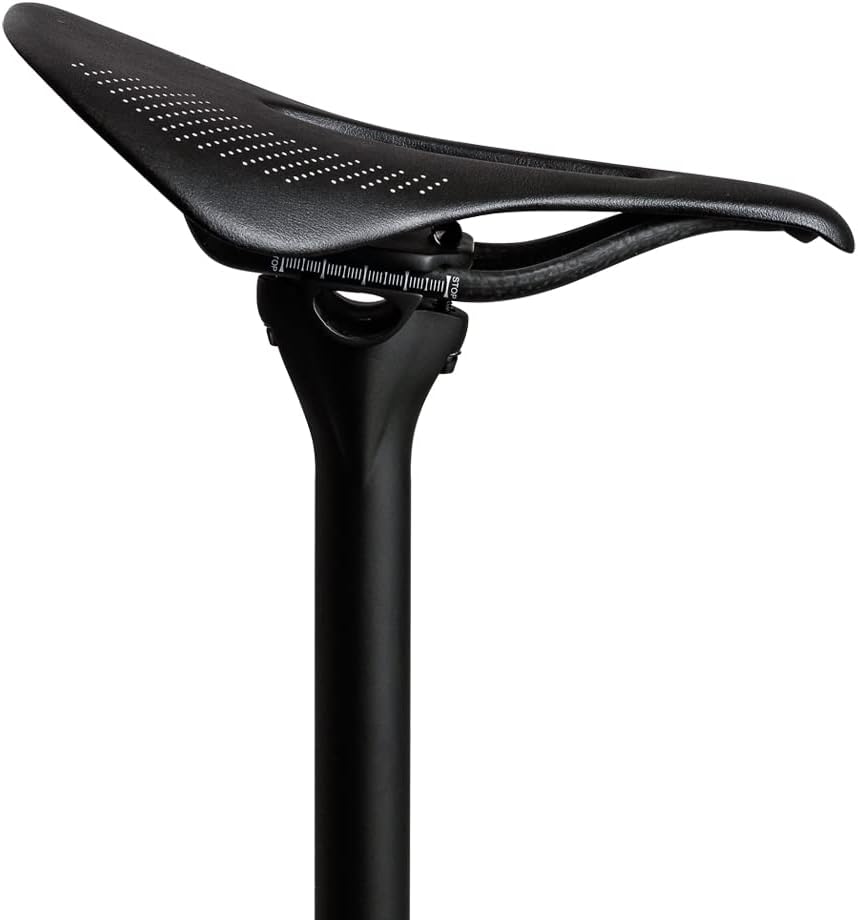 QIKU Carbon Fahrrad Sattelstützen MTB Sattelstütze/Rennrad Sattelstütze 27.2/31.6 * 350/400MM 27.2×3