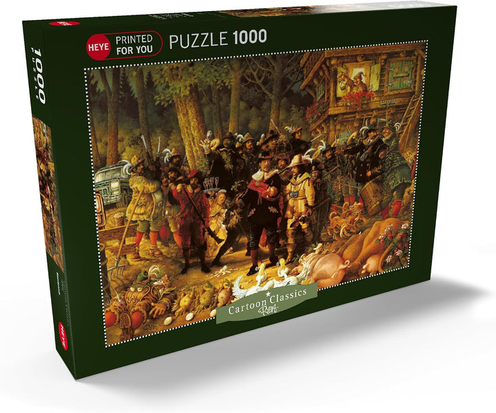 Rembrandt - Michael Ryba - Cartoon Classics - Premium 1000 Teile Puzzle - MyPuzzle Sonderkollektion