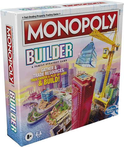 Monopoly Builder Board Game, Strategy Game, Family Game, Games for Children, Fun Game to Play, Famil