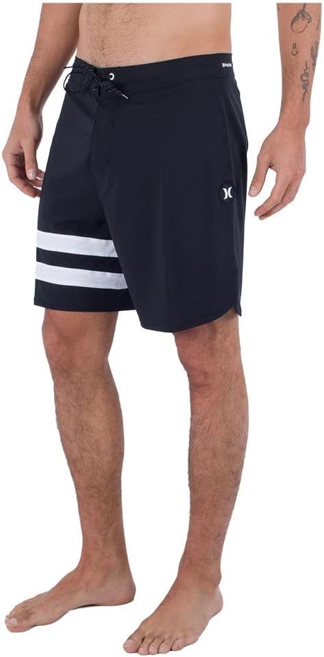 Hurley Herren Phantom-eco Block Party 18' Badeshorts für Herren 34 Schwarz, 34 Schwarz