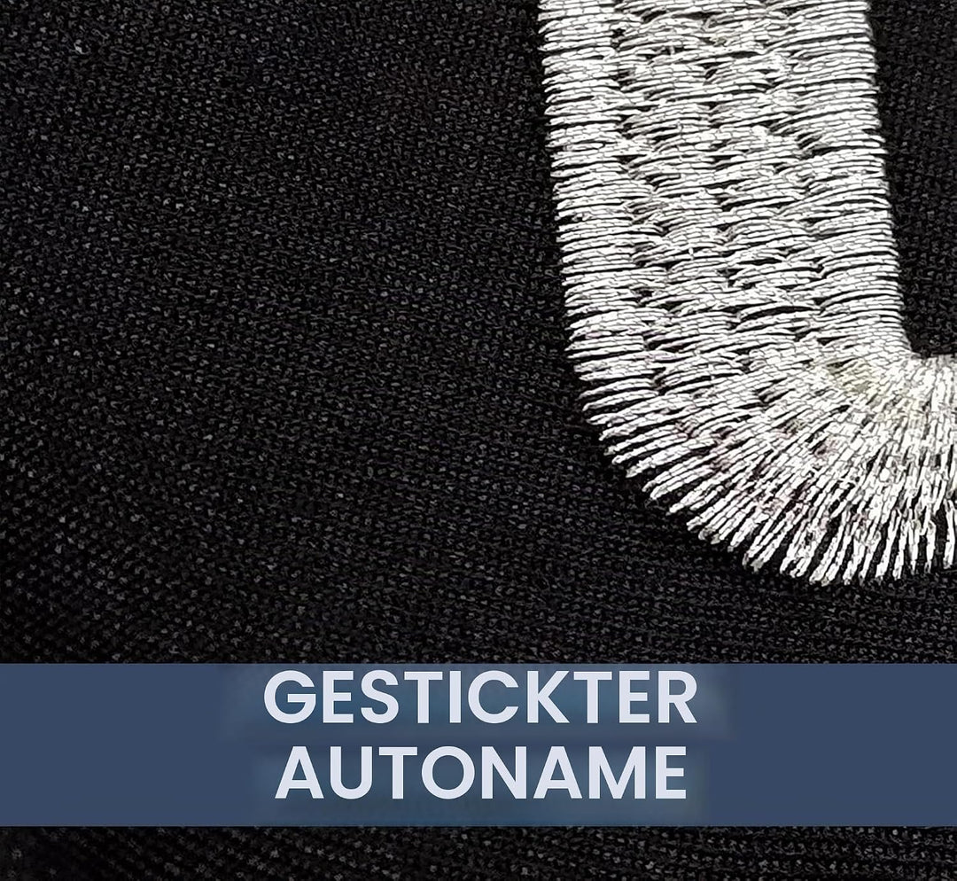 Auto Accessori Lupex - Sitzbezüge für Autositz, kompatibel Autositzbezüge für Twingo, Schwarz Rot, M