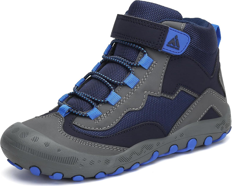 Mishansha Kinder Wanderschuhe Trekking Wanderstiefel Outdoor Trekkingschuhe 28 EU Stahlblau, 28 EU S