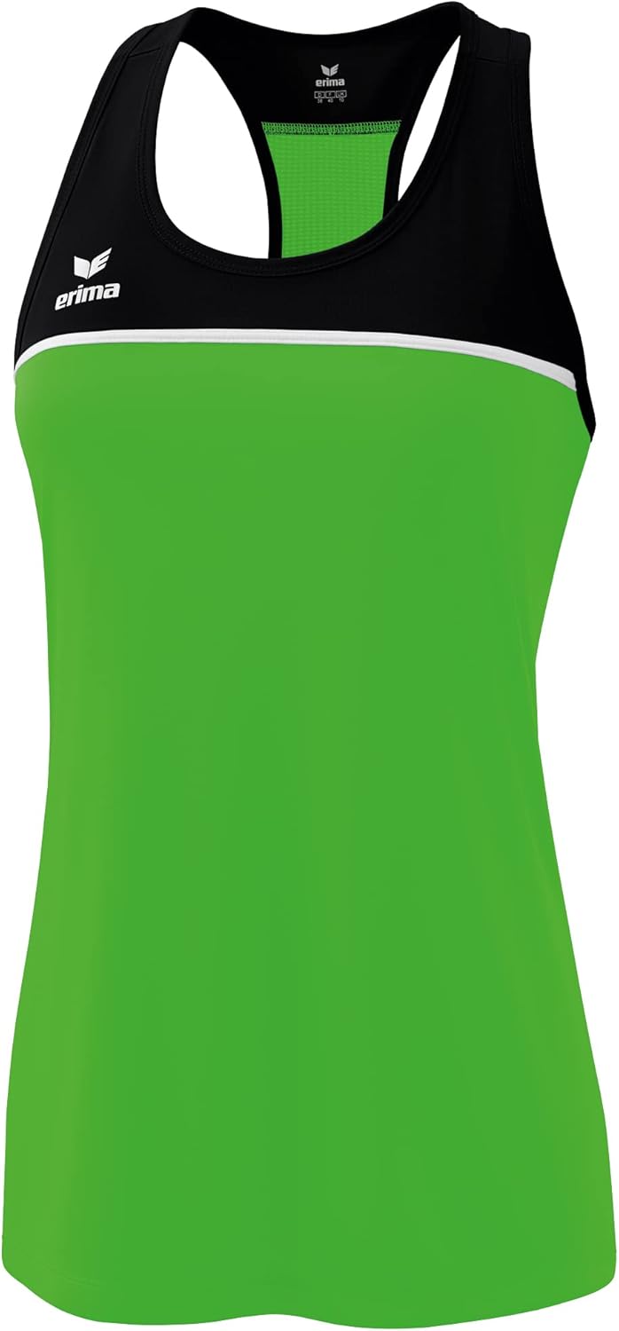 Erima Damen "CHANGE by erima" leichtes Tanktop 44 Green/Schwarz/Weiss, 44 Green/Schwarz/Weiss