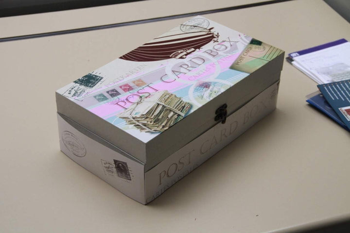 Postkarten-Sammelbox Retro-Style