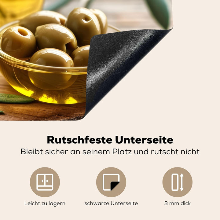 Herdabdeckplatte Einteilig Ceranfeld Abdeckplatte für Induktionsschutz Ceranfeldabdeckung Vinyl Herd