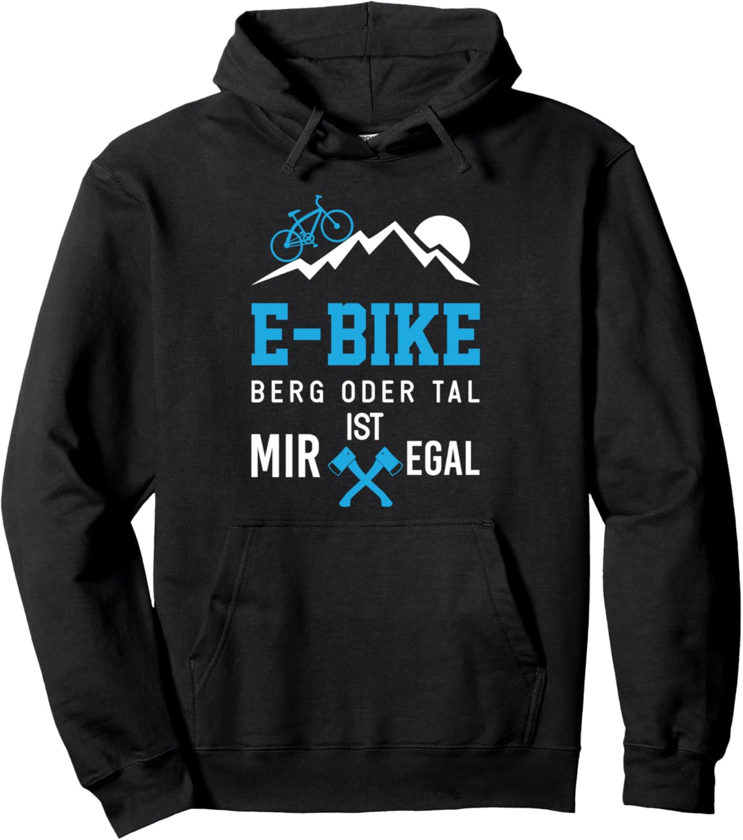 E-Bike Fahrrad E Bike Elektrofahrrad Mann Spruch Pullover Hoodie