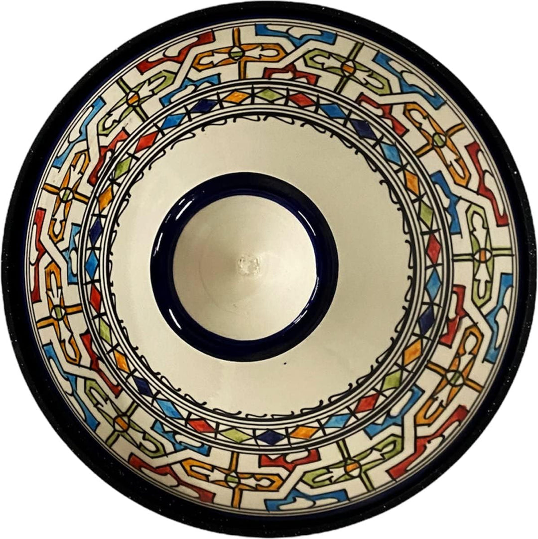 Tajine Fes Ø30cm - Induktion - Handgefertigte bunte Keramik - Induktion