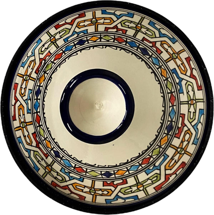 Tajine Fes Ø30cm - Induktion - Handgefertigte bunte Keramik - Induktion