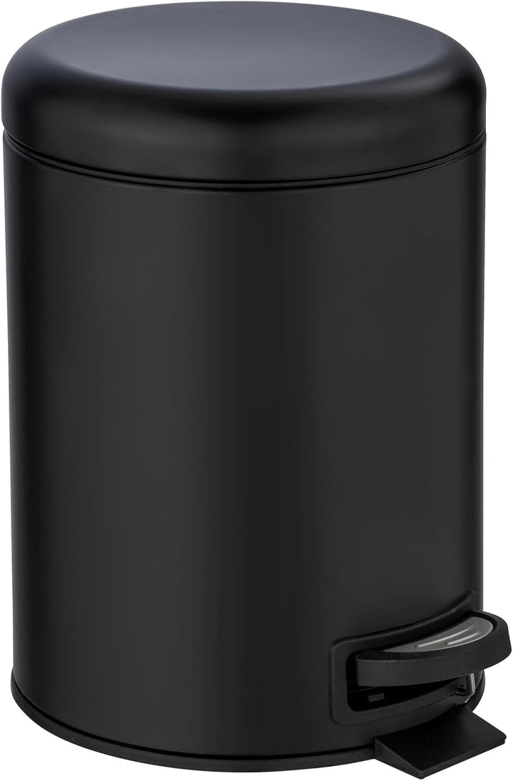 WENKO Treteimer Mod. Leman, 5 Liter, mit herausnehmbarem Einsatz, aus lackiertem Stahl, 21 x 24 x 28