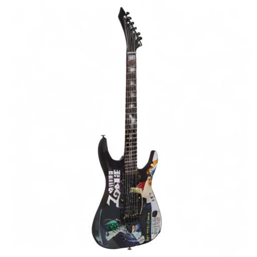 Axman Kirk Hammet Miniatur-Gitarren-Nachbildung – Musikgeschenke – handgefertigte Ornamente im Masss