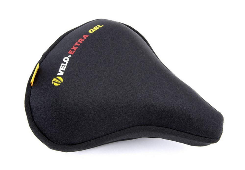 Velo Jungen Sattelüberzug Plush, Extra Gel, DaHerren, Schwarz, S