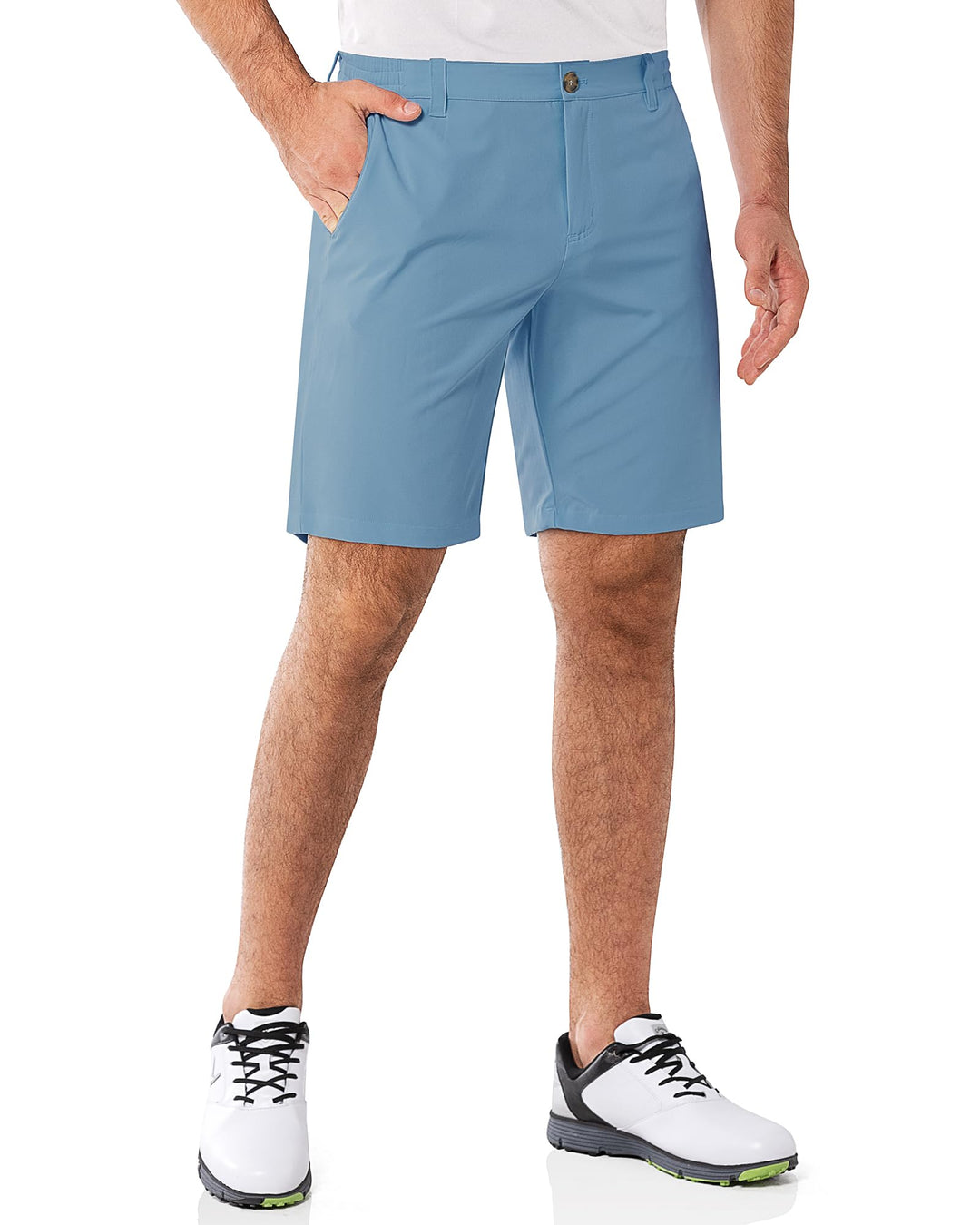 33,000ft Herren Golf Shorts Stretch Bermuda Shorts UPF 50+ Leichte Kurze Golfhose Chino Shorts Summe