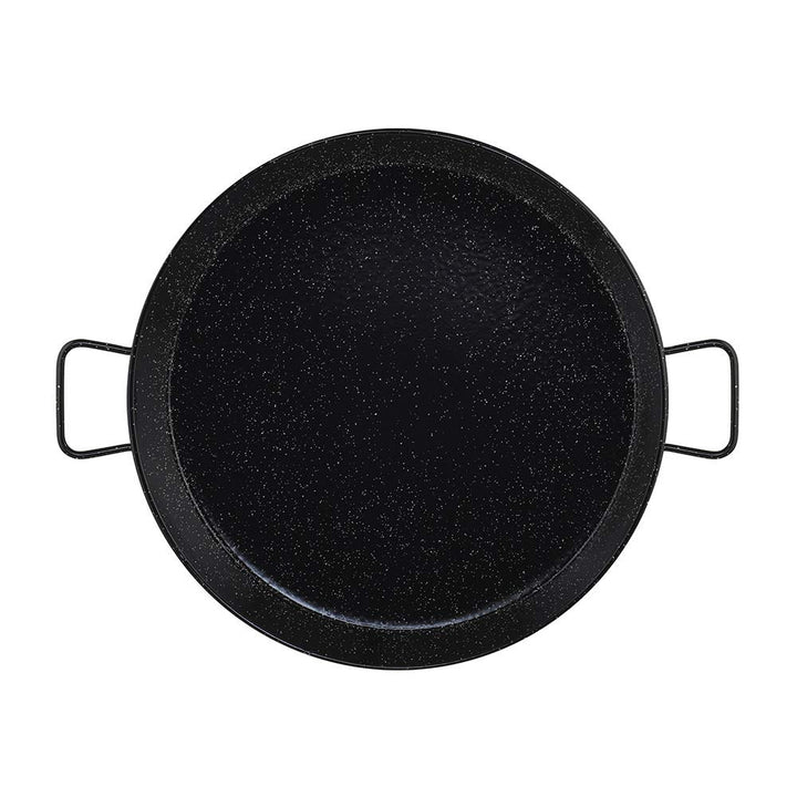 Metaltex 7398250000 Paella-Pfanne, emaillierter Stahl, Schwarz