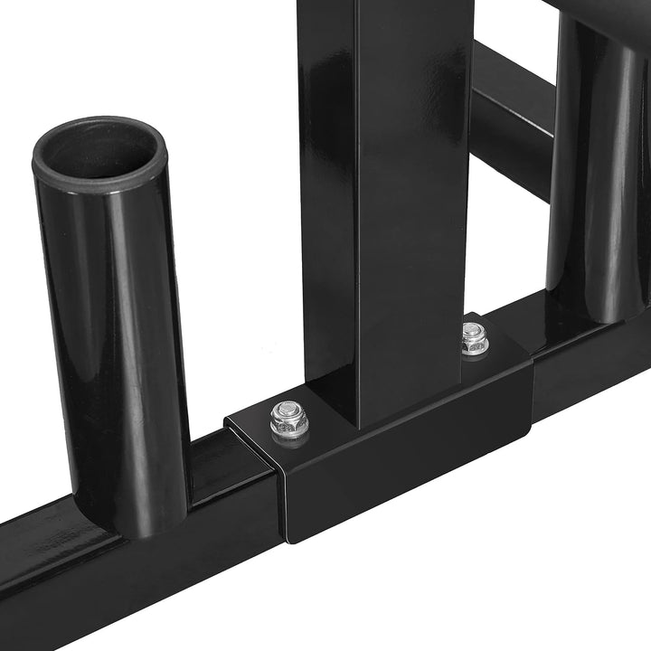 Yaheetech Hantelscheibenständer Hantelbaum Gewichtsständer 6 Stangen mit 30mm Scheibenaufnahmen Stah