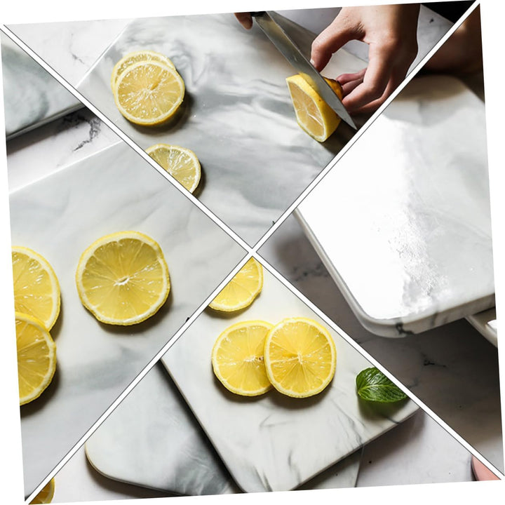 Ciieeo Schneidebrett im Nordischen Stil Keramik-schneidebrett Obstschneidebrett Dessertschneidebrett