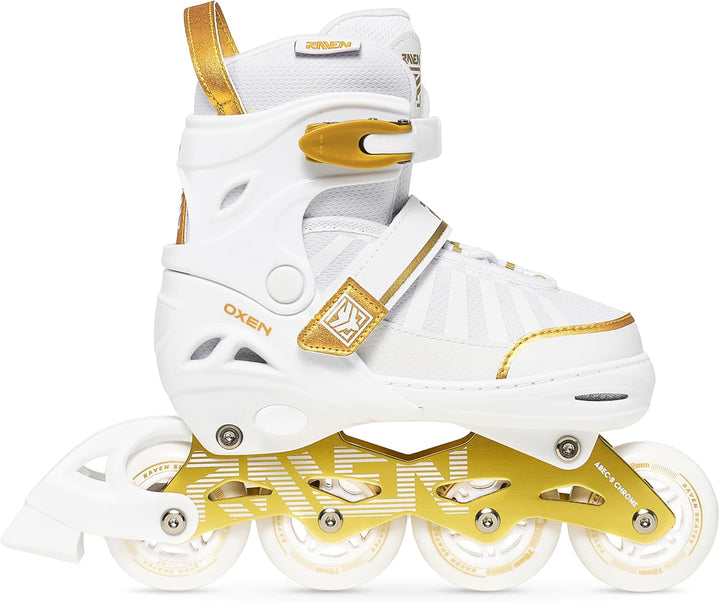 RAVEN Inline Skates Inliner für Kinder und Erwachsene OPTIONAL 2in1 mit Schlittschuhen verstellbar O