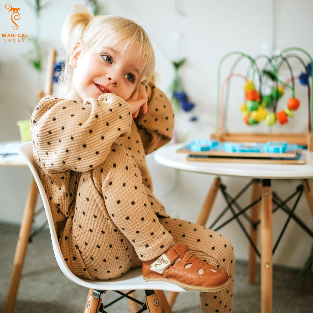 Magical Shoes Barfussschuhe Kinder, Barefoot Kids, weiche Lauflernschuhe, geschlossene Sandalen Mädc