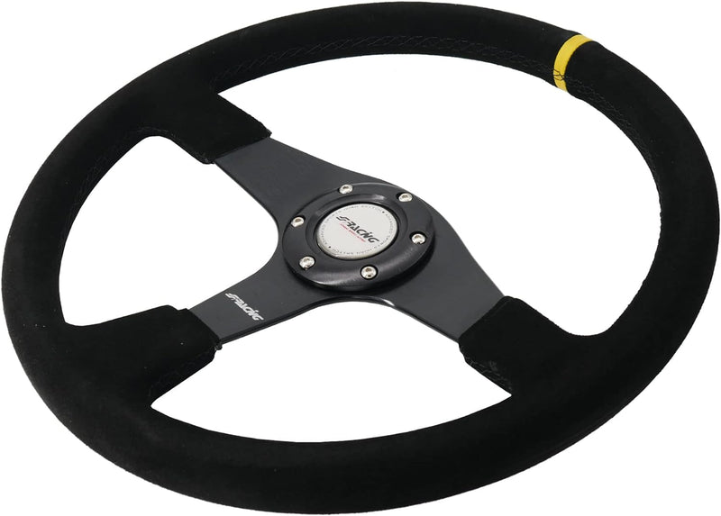 Simoni Racing DEF Verteidiger Universal Lenkrad, Schwarz Shammy