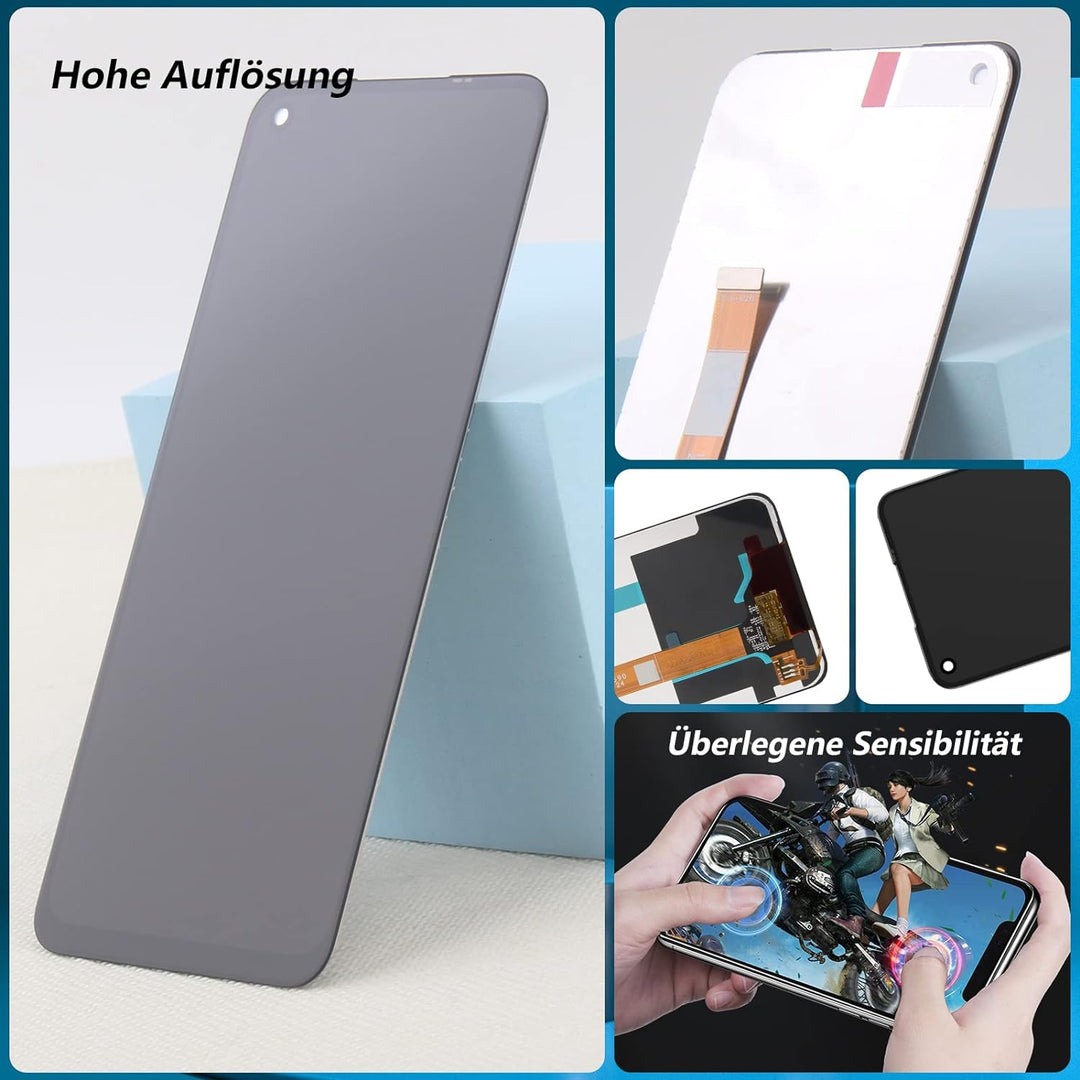 RongZy Display für Oppo A72 5G PDYM20 PDYT20 /A73 5G CPH2161/A53 5G CPH2127 LCD Bildschirmersatz Dig