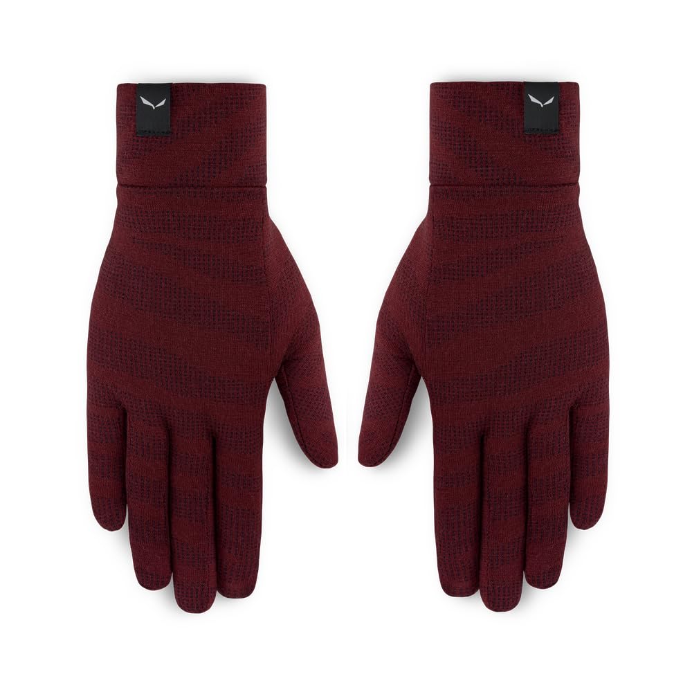 Salewa Cristallo Merino Handschuhe Damen 8/L crevasse syrah, 8/L crevasse syrah