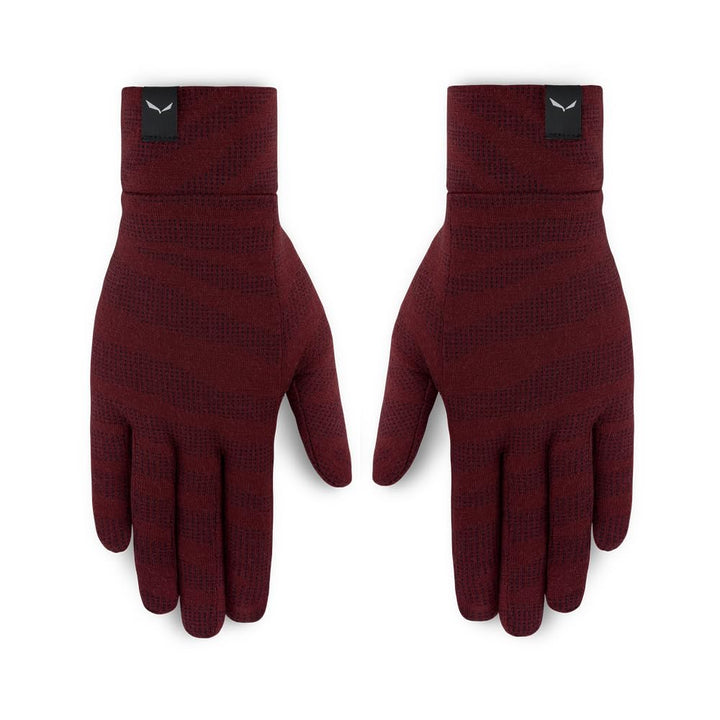 Salewa Cristallo Merino Handschuhe Damen 8/L crevasse syrah, 8/L crevasse syrah