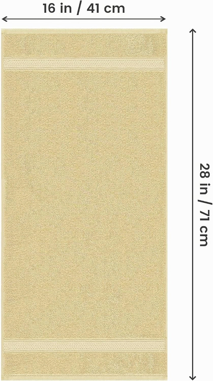 Utopia Towels Handtücher, Baumwolle, 600 g/m², 6 Stück Beige, Beige