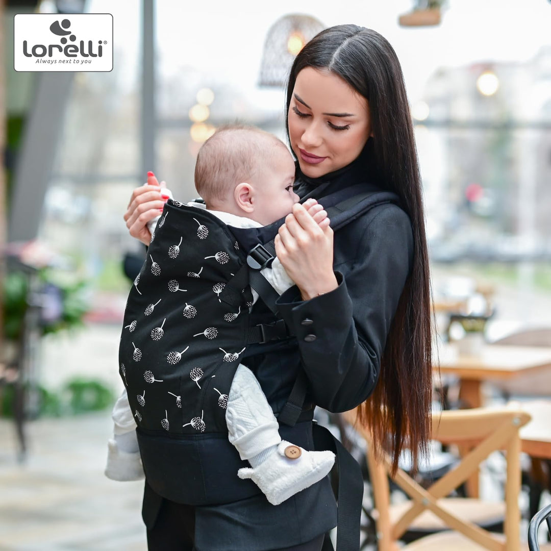 Lorelli Babytrage Wally ab 3 Monate, Kindertrage, Ergonomisches Design, Atmungsaktives Material, Ver