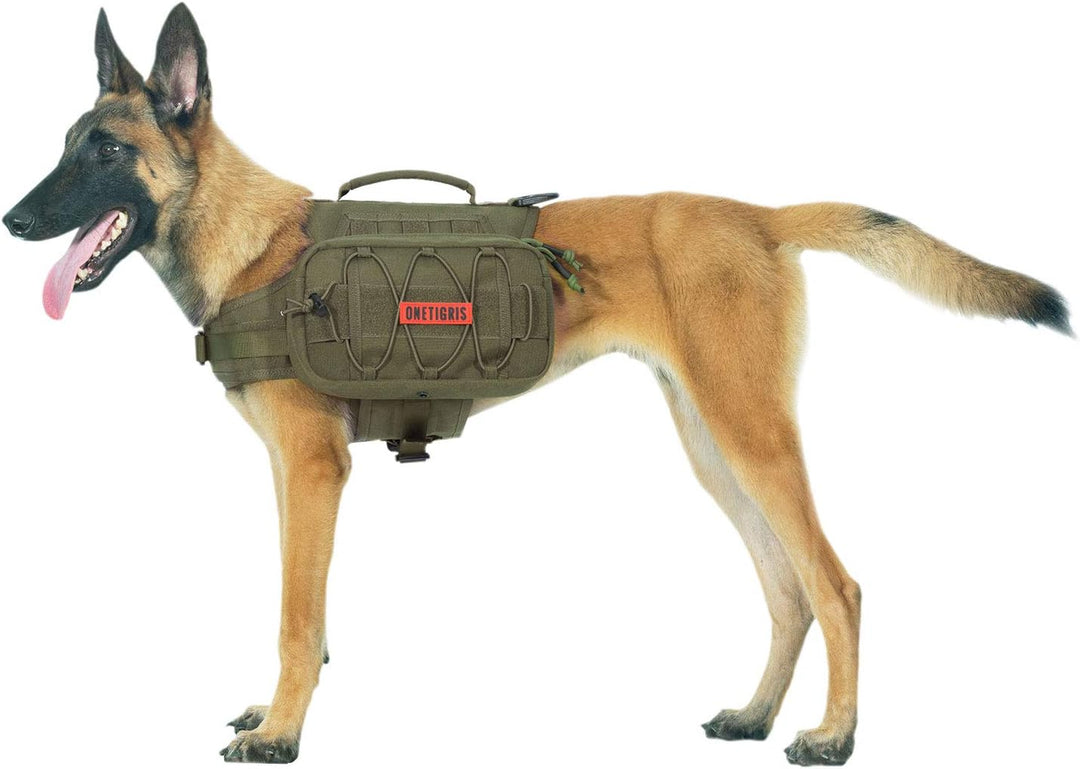 OneTigris Mammoth Hunderucksack 2.0 Version Reissen Camping Wandern Hundebackpack für M/L Grösse Hun