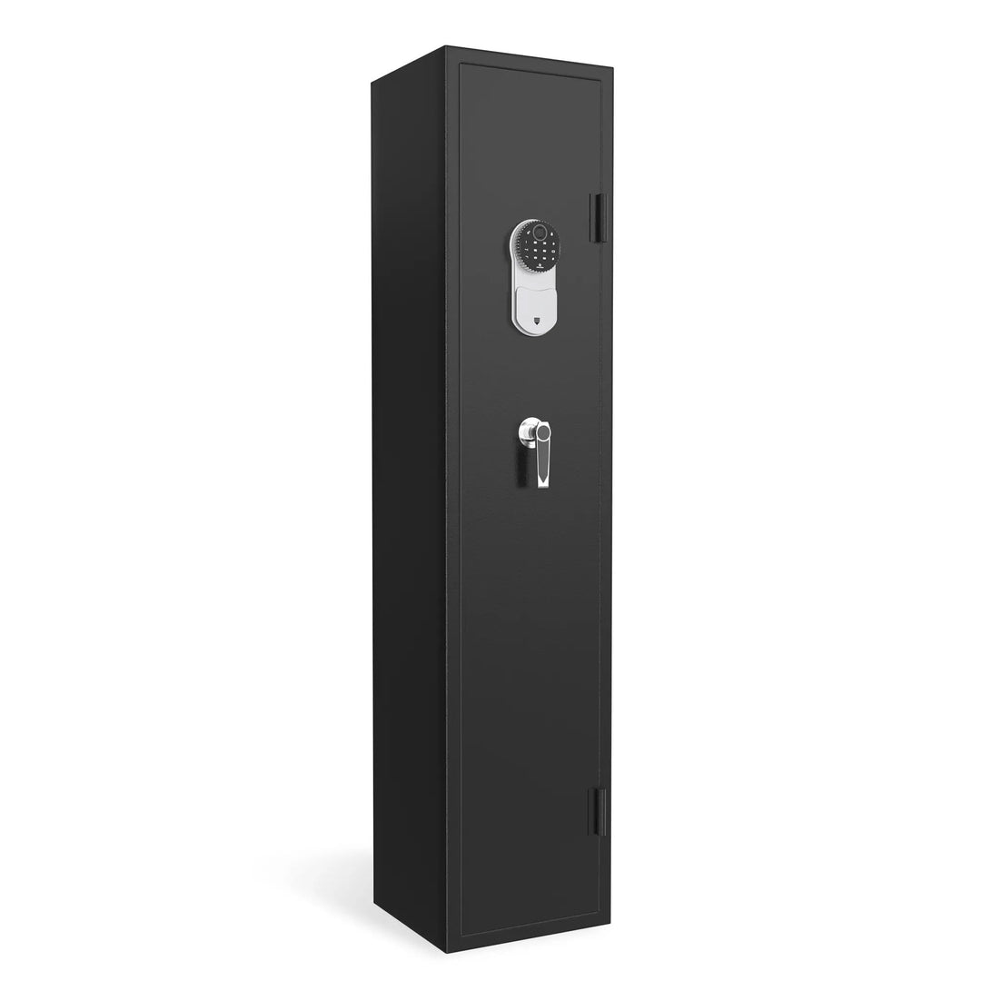 Sicherheitsschrank Tresor Schwarz – Stahlblech Safe mit Fingerabdruck & Smart-Funktion, Verstellbare