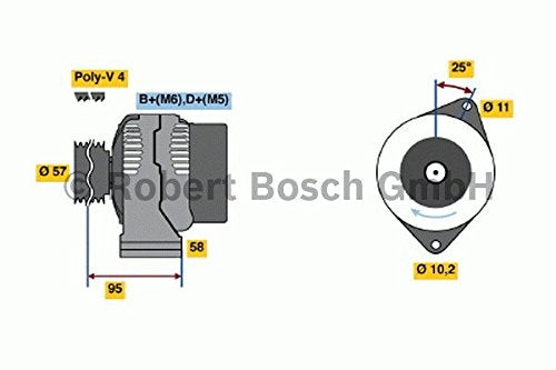 BOSCH 0986049111 Generator