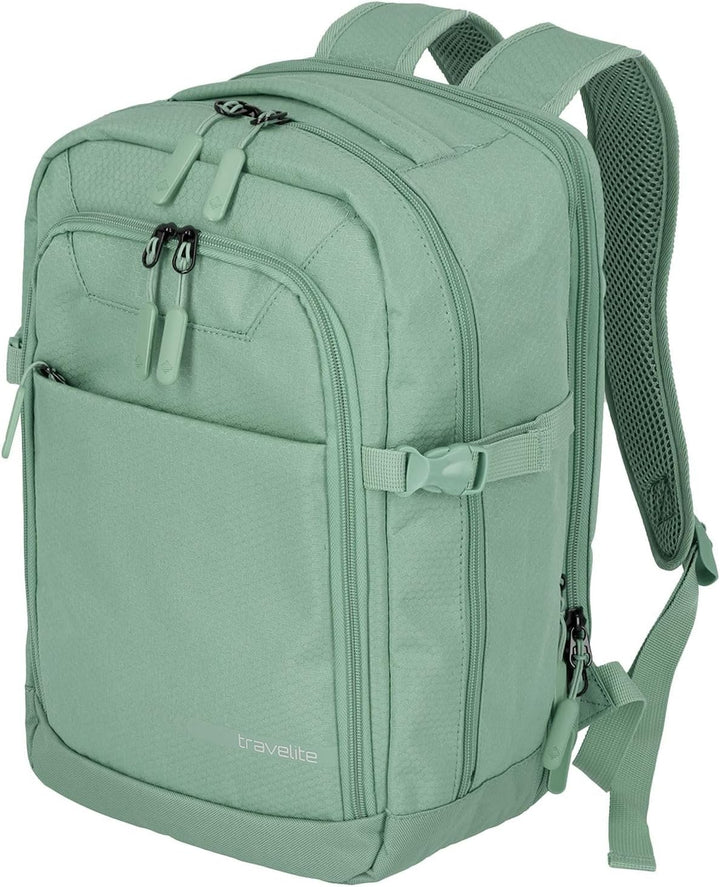 Travelite Handgepäck Rucksack, RyanAir Masse, KICK OFF, Laptop Rucksack 13 Zoll, Praktischer Rucksac