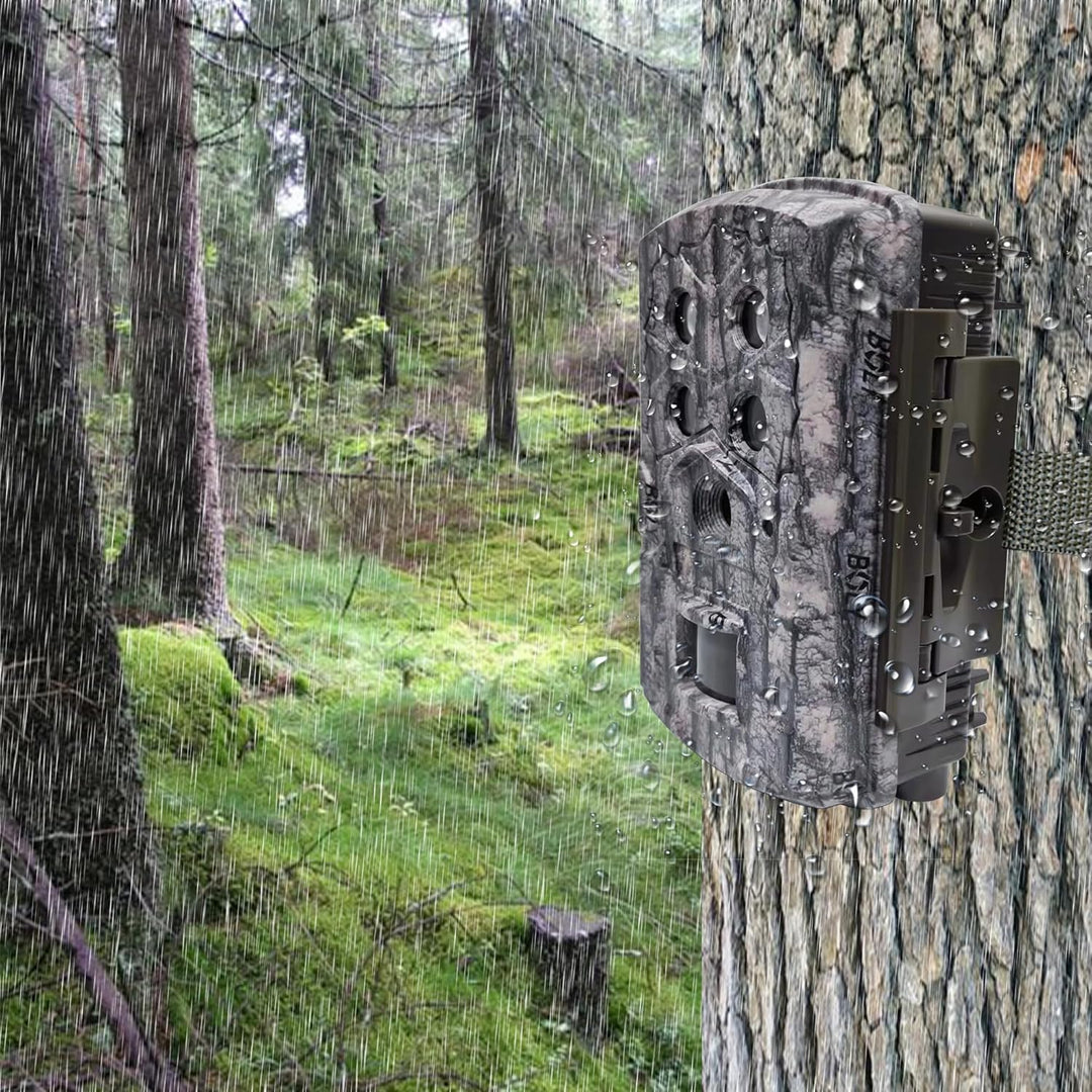 Wildlife Wildkamera 45 MP 4K FHD Jagdkamera 30,5 m Erfassungsreichweite 40 Stück 940 nm IR-LEDs mit