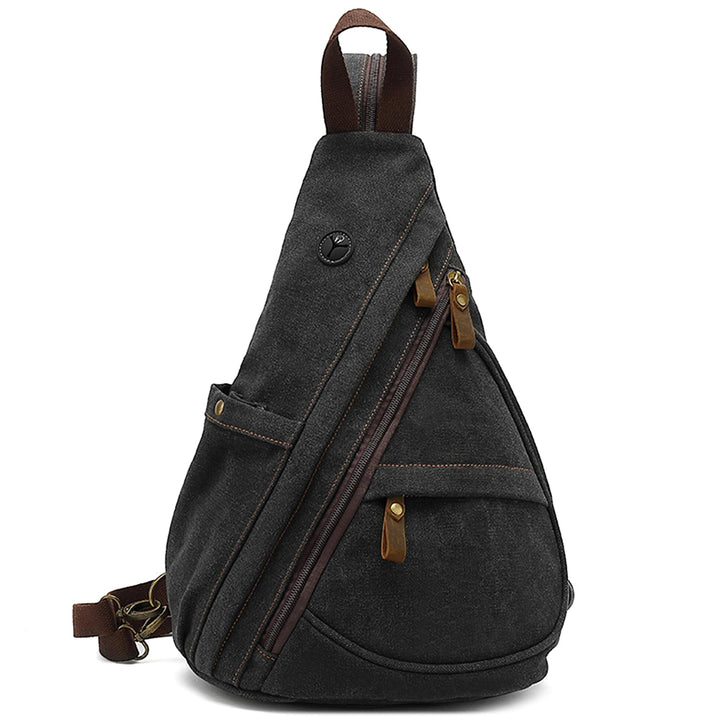 VARLIVOO Herren Sling Bag Crossbody Bag Schultertasche Wandern Reisen Camping Radfahren Bergsteigen