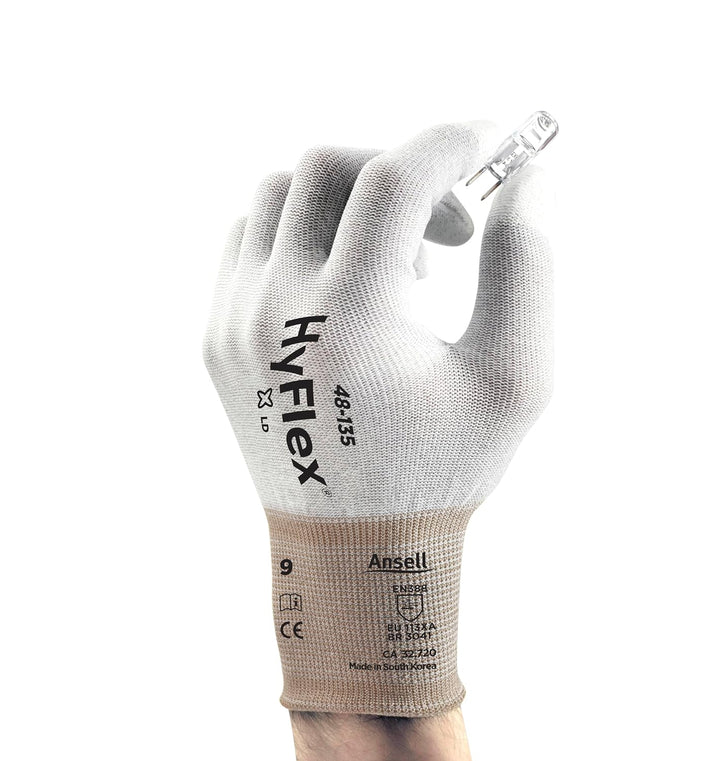Ansell SensiLite 48-135 Spezialzweck-Handschuhe, Mechanikschutz, Weiss, Grösse 6 (12 Paar pro Beutel