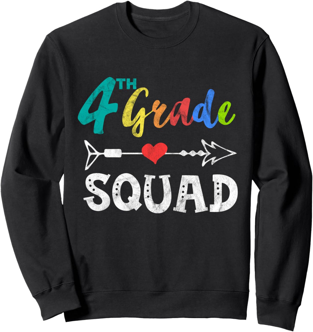 4th Grade Squad Team Back To School Teacher Student Sweatshirt