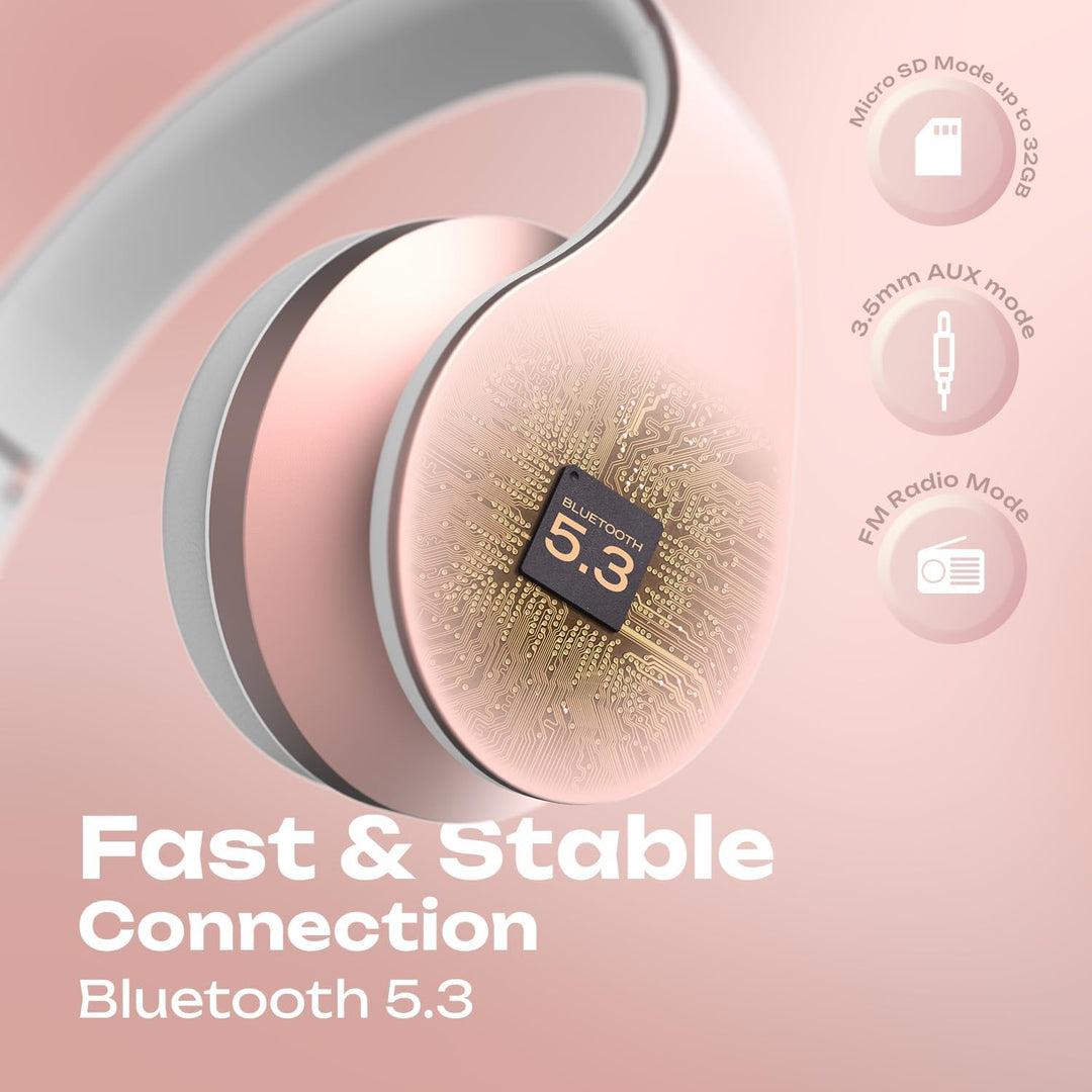 Bluetooth Kopfhörer, PowerLocus Over Ear Wireless Bluetooth Kopfhörer Faltbar Kabellose On Ear Ohrhö