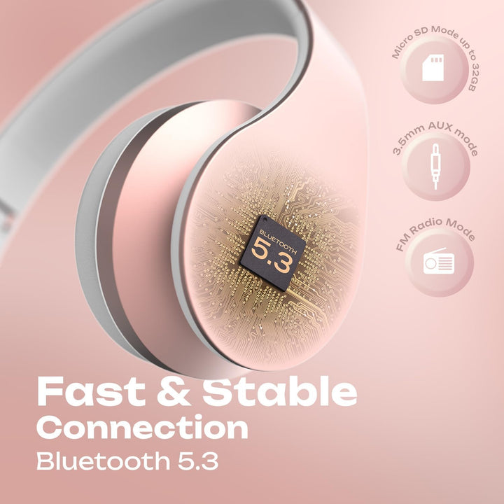 Bluetooth Kopfhörer, PowerLocus Over Ear Wireless Bluetooth Kopfhörer Faltbar Kabellose On Ear Ohrhö