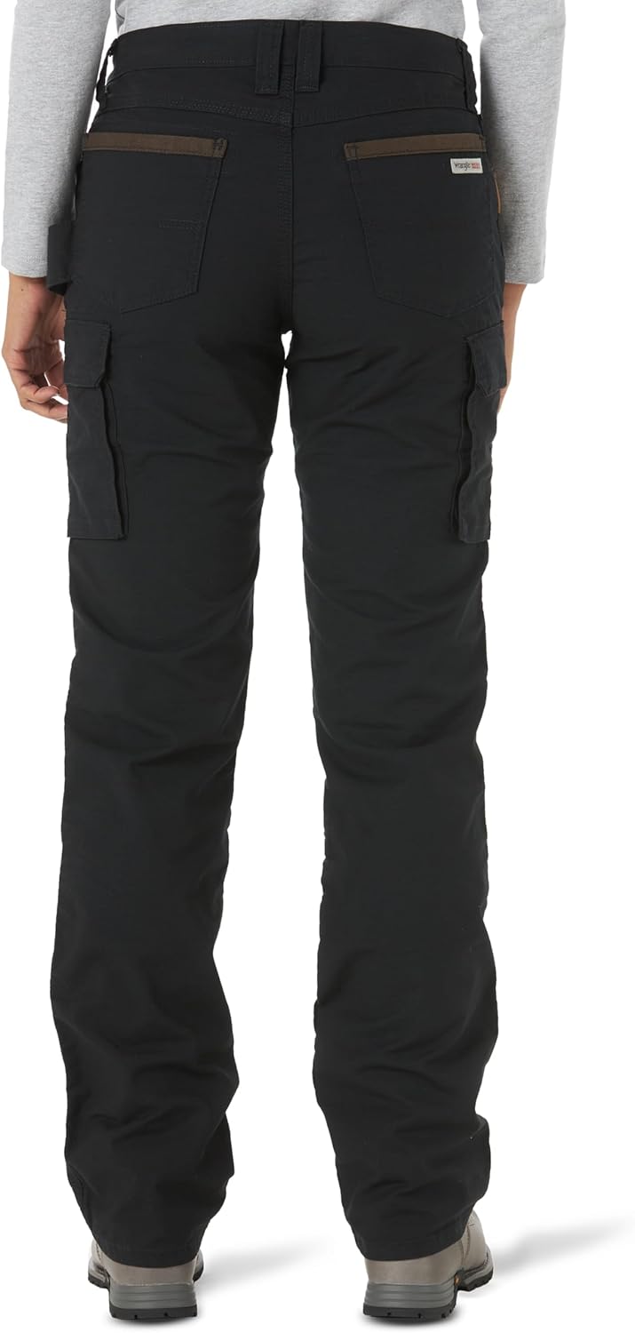 Wrangler Damen Ranger Cargo Pant Arbeitshose 0W x 30L Schwarz, 0W x 30L Schwarz