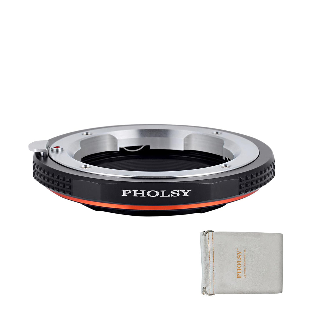 PHOLSY Objektivadapter LM auf MFT Kompatibel mit Leica M LM, Zeiss ZM, Voigtlander VM Objektiv auf M